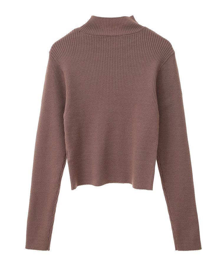 earth music&ecology「SET2点リブニットインナー+チュールプルオーバー」|ニット・セーター|