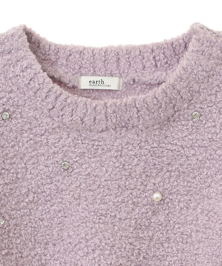 earth music&ecology「ブークレービジュープルオーバー」|ニット・セーター|