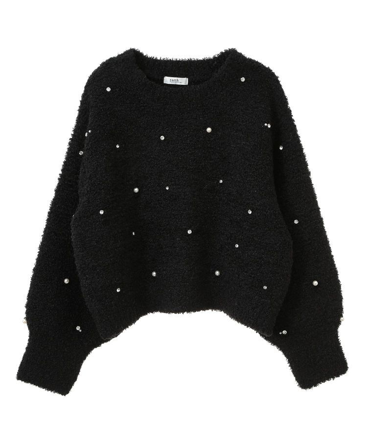 earth music&ecology「ブークレービジュープルオーバー」|ニット・セーター|