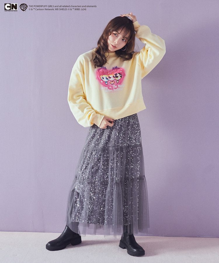 earth music&ecology「The Powerpuff Girls/emaeSスウェット」|スウェット・ジャージ|