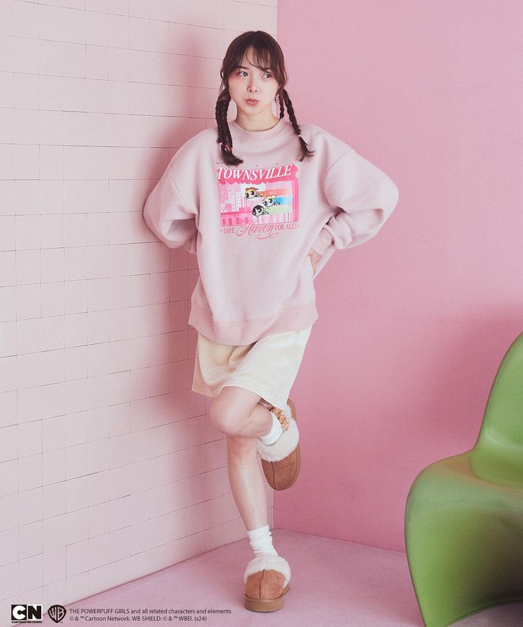 earth music&ecology「The Powerpuff Girls/emaeLスウェット」|スウェット・ジャージ|