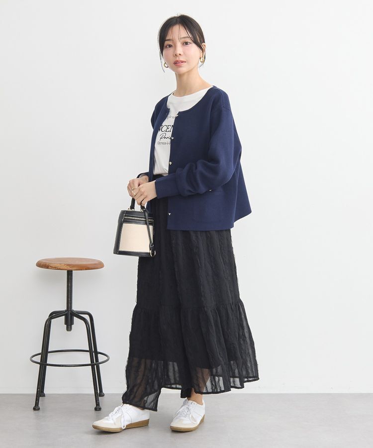 earth music&ecology「スポンディッシュポケット付きカーディガン」|カーディガン|