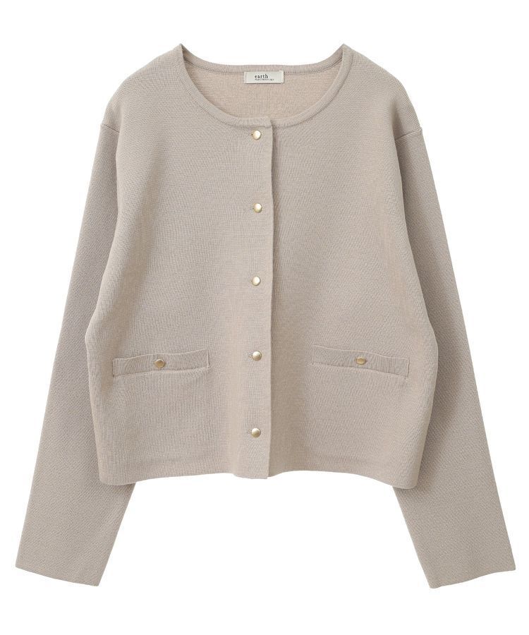 earth music&ecology「スポンディッシュポケット付きカーディガン」|カーディガン|