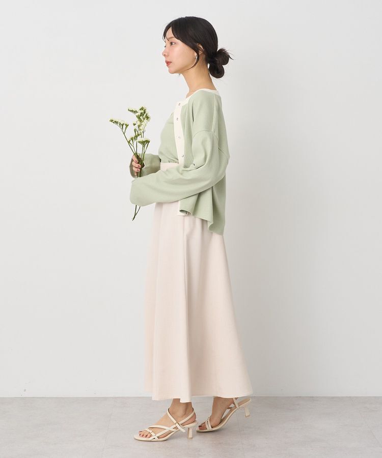 earth music&ecology「SET2点リブアンサンブル」|カーディガン|