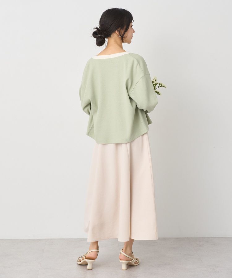 earth music&ecology「SET2点リブアンサンブル」|カーディガン|