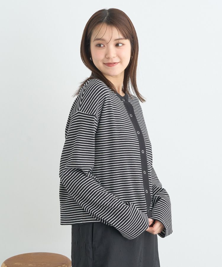 earth music&ecology「SET2点リブアンサンブル」|カーディガン|