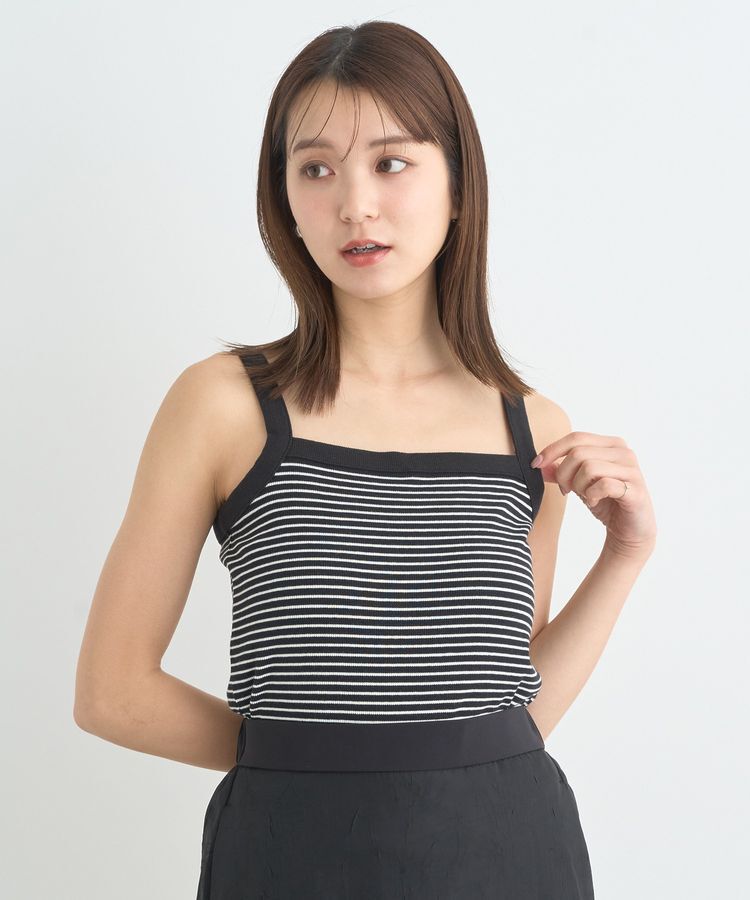 earth music&ecology「SET2点リブアンサンブル」|カーディガン|