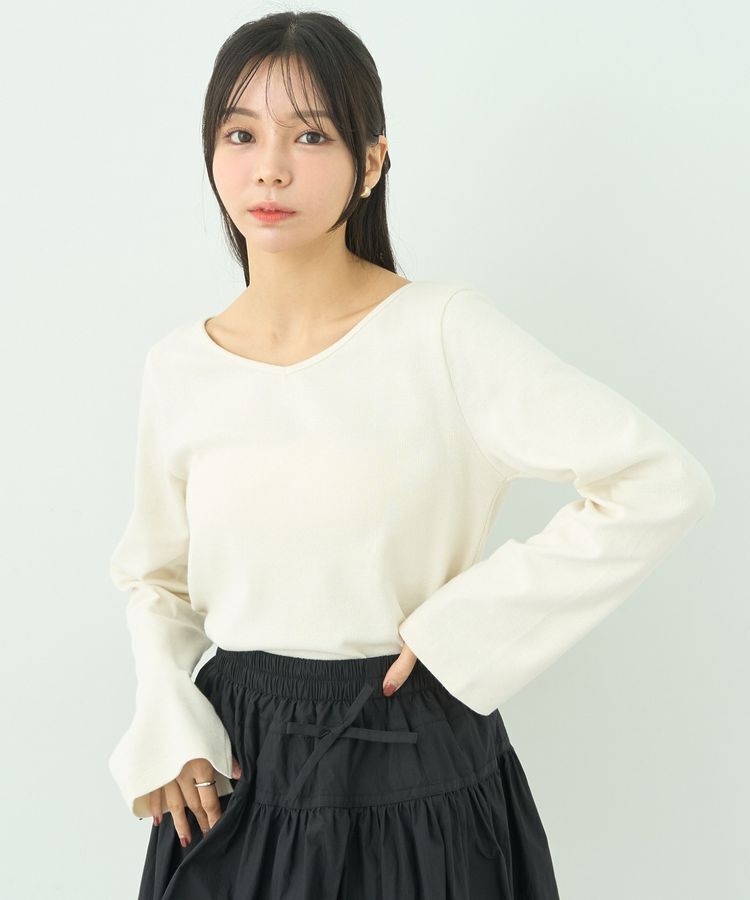 earth music&ecology「2WAYネックリブプルオーバー」|Tシャツ・カットソー|