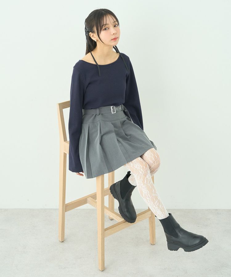 earth music&ecology「2WAYネックリブプルオーバー」|Tシャツ・カットソー|