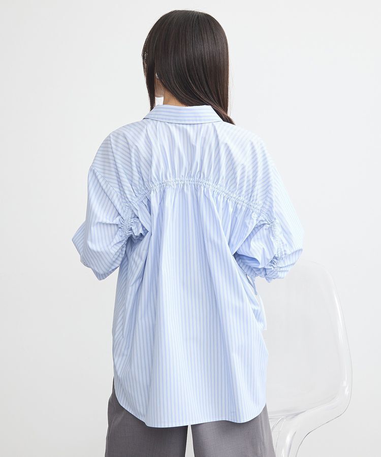 earth music&ecology「バックドロストオーバーシャツ」|シャツ・ブラウス|