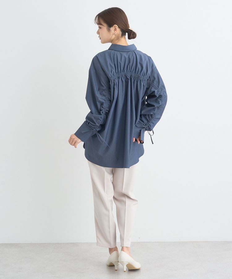 earth music&ecology「バックドロストオーバーシャツ」|シャツ・ブラウス|