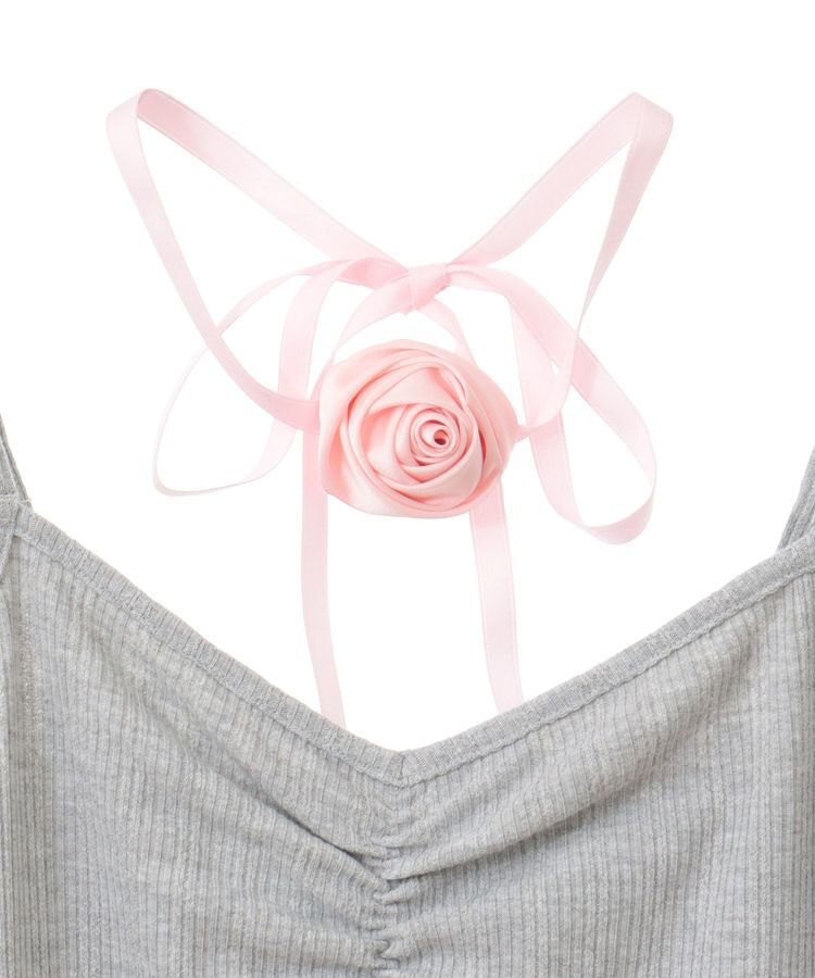 earth music&ecology「SET2点ローズモチーフチョーカー+キャミインナー」|インナー|