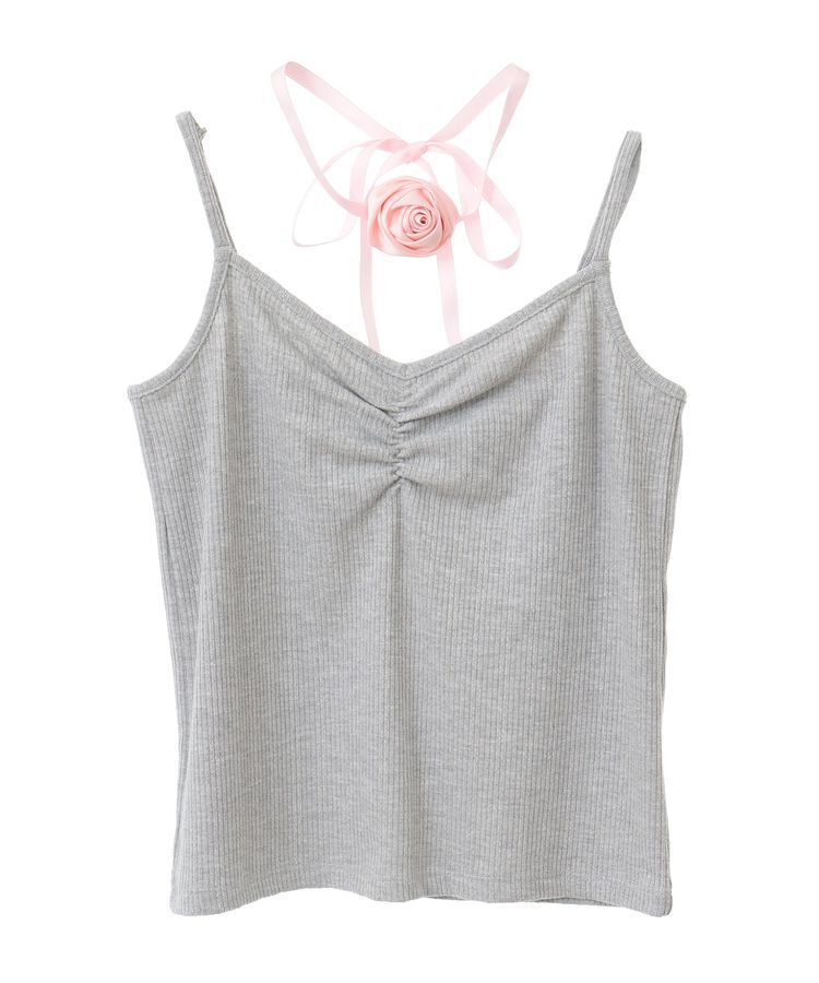 earth music&ecology「SET2点ローズモチーフチョーカー+キャミインナー」|インナー|