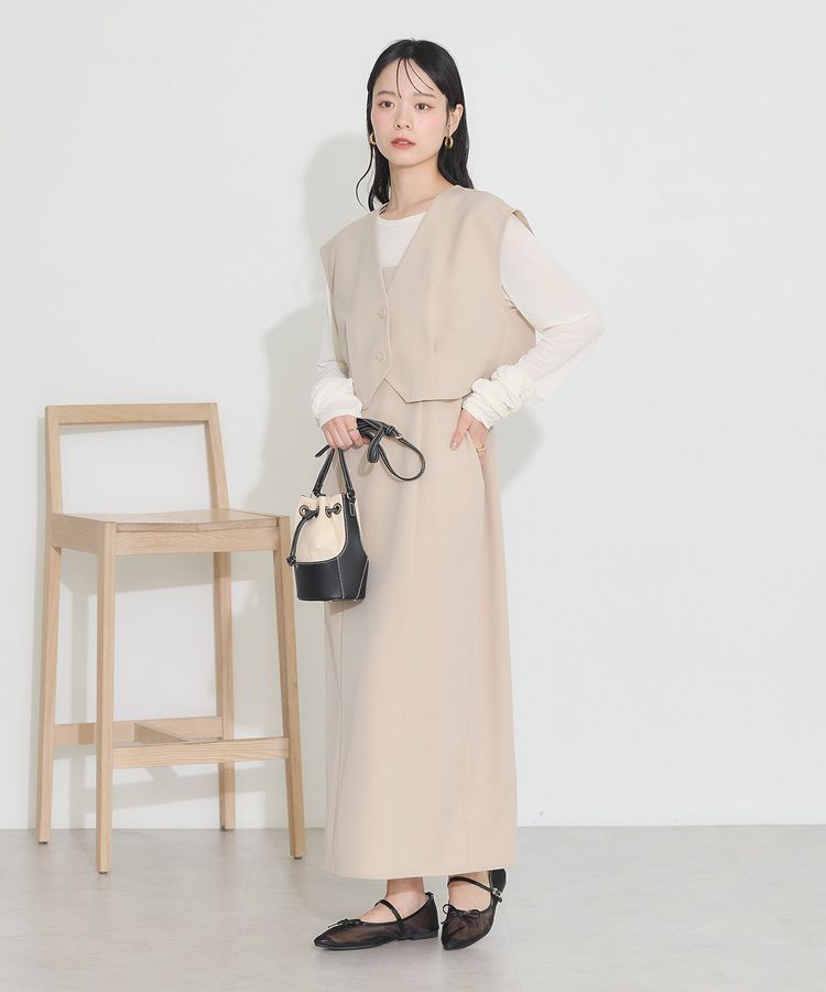 earth music&ecology「SET2点ベスト+キャミドレ」|ワンピース|