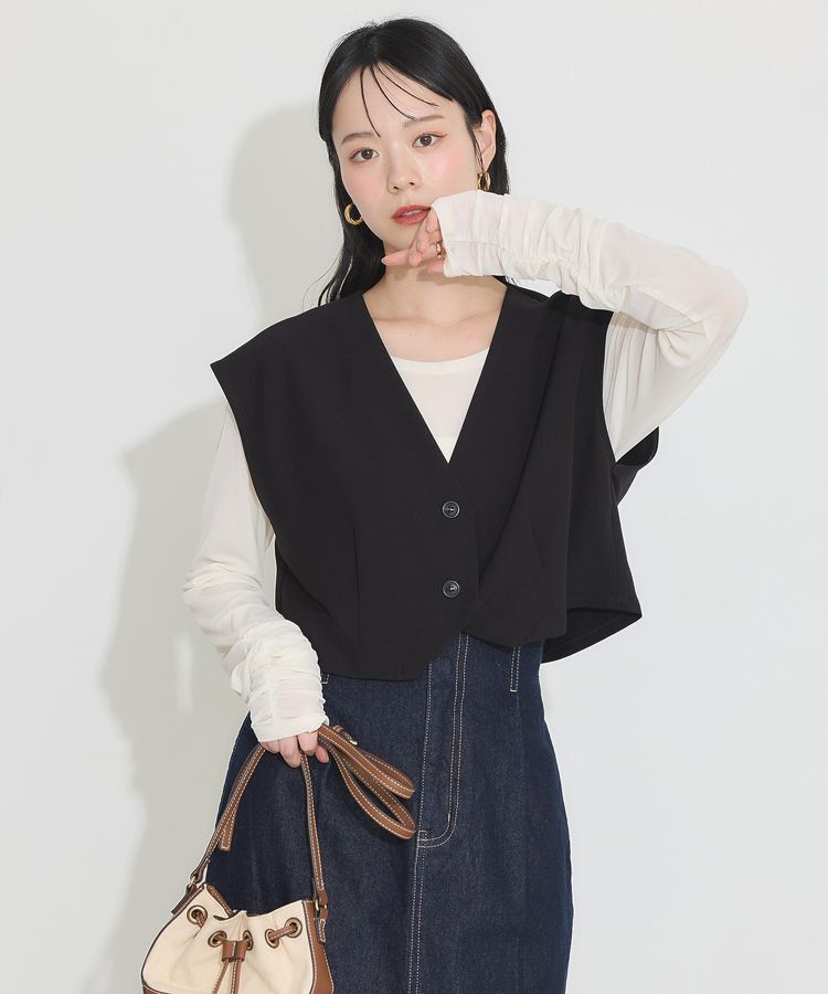 earth music&ecology「SET2点ベスト+キャミドレ」|ワンピース|