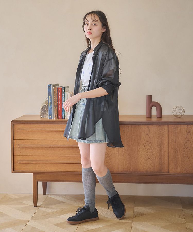 earth music&ecology「シアーシャツ」|シャツ・ブラウス|