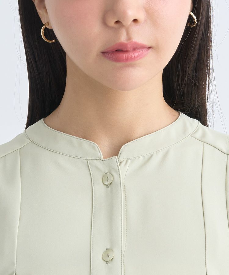 earth music&ecology「バックプリーツブラウス」|シャツ・ブラウス|