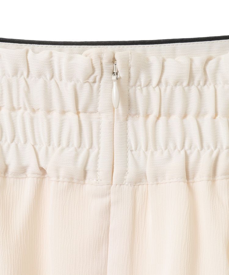 earth music&ecology「サイドリボンティアードスカート」|フレア|