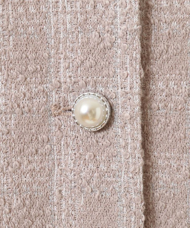 earth music&ecology「カットツイードショートジャケット」|テーラードジャケット|