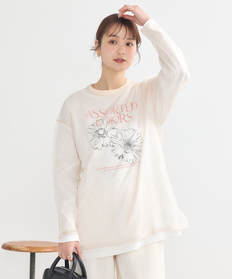 earth music&ecology「シアールーズニットプルオーバー」|チュニック|