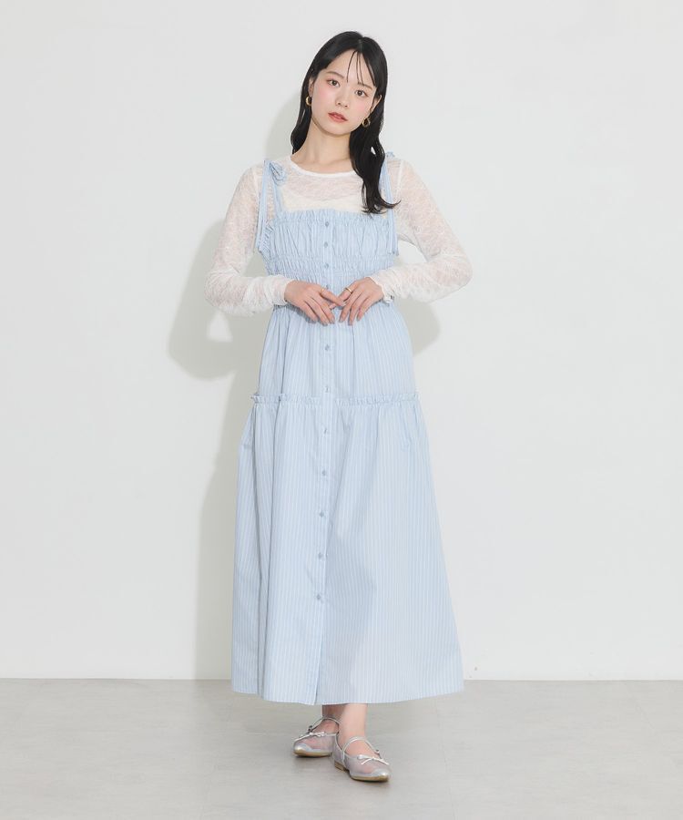 earth music&ecology「シアーレースプルオーバー」|Tシャツ・カットソー|