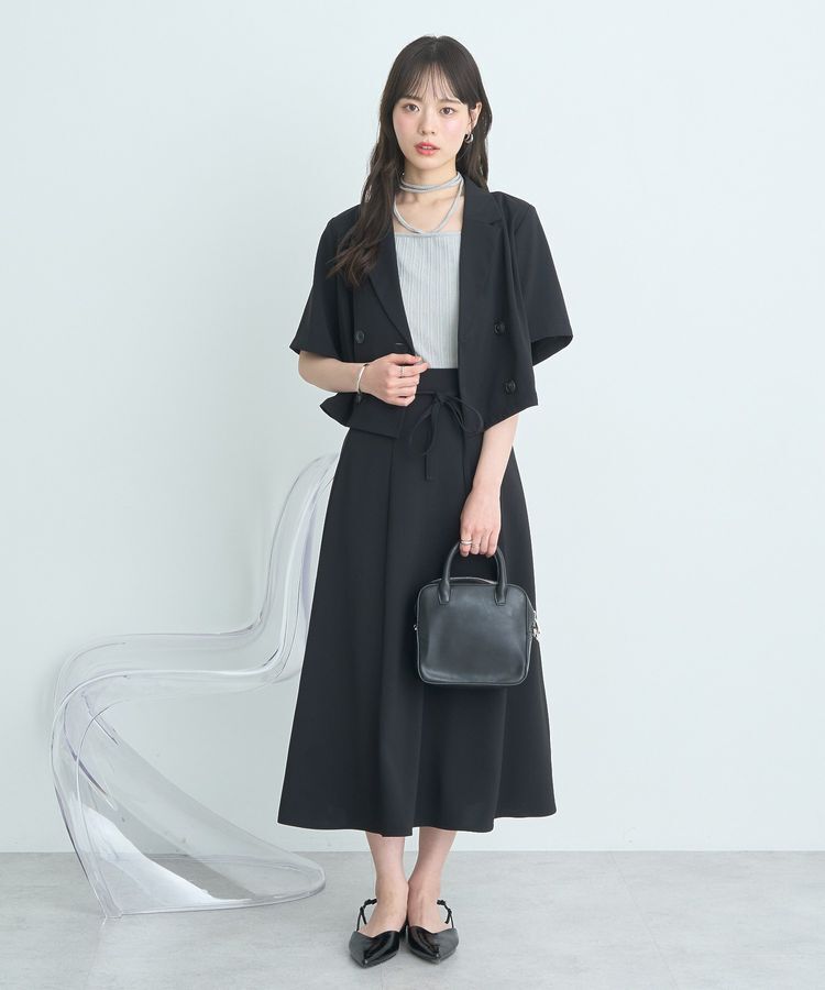 earth music&ecology「ウエストリボンフレアスカート」|フレア|