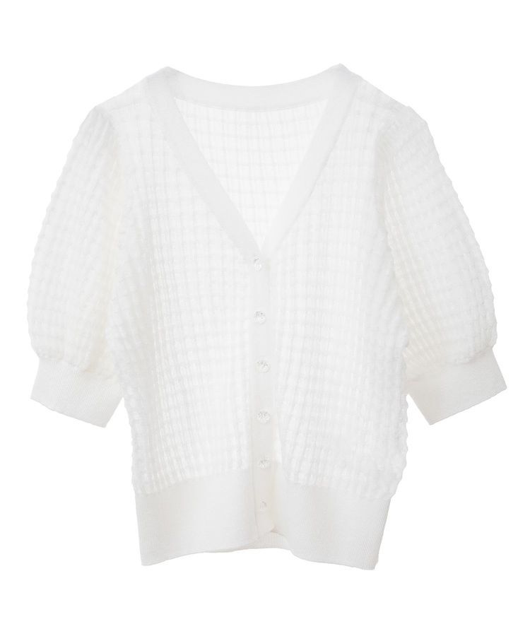 earth music&ecology「シアーチェックカーディガン」|カーディガン|