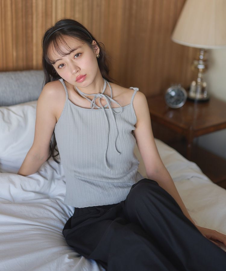 earth music&ecology「コード付きキャミソール」|キャミソール|