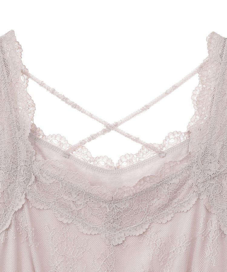 earth music&ecology「総レースキャミソール」|キャミソール|