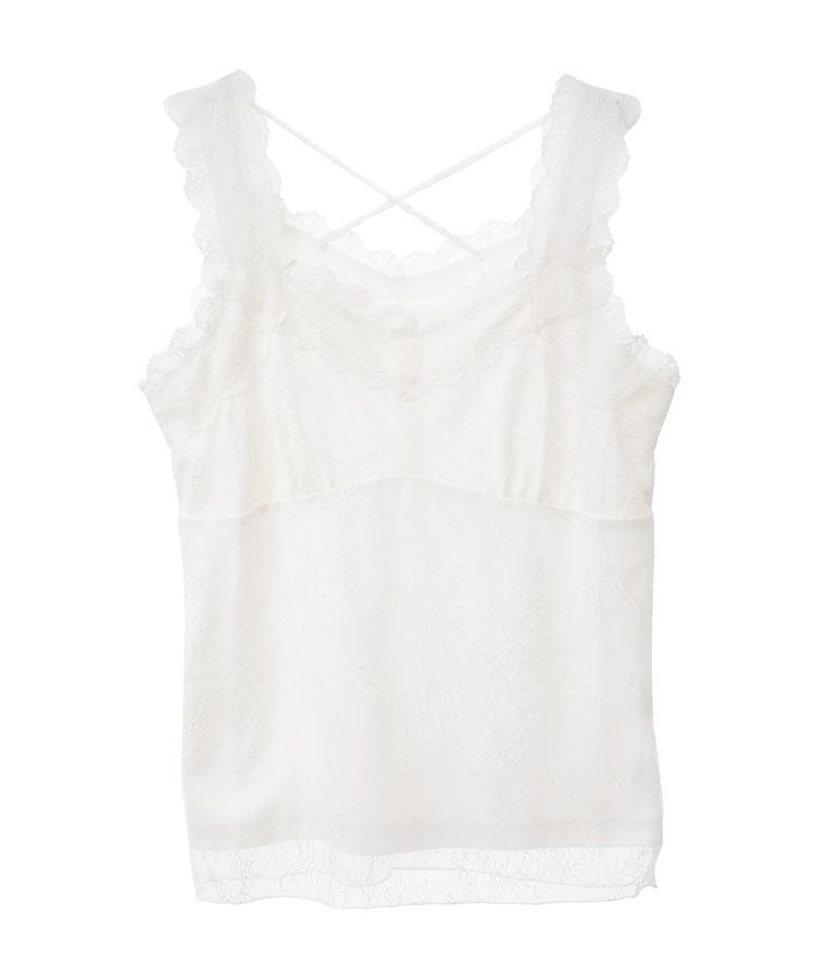 earth music&ecology「総レースキャミソール」|キャミソール|