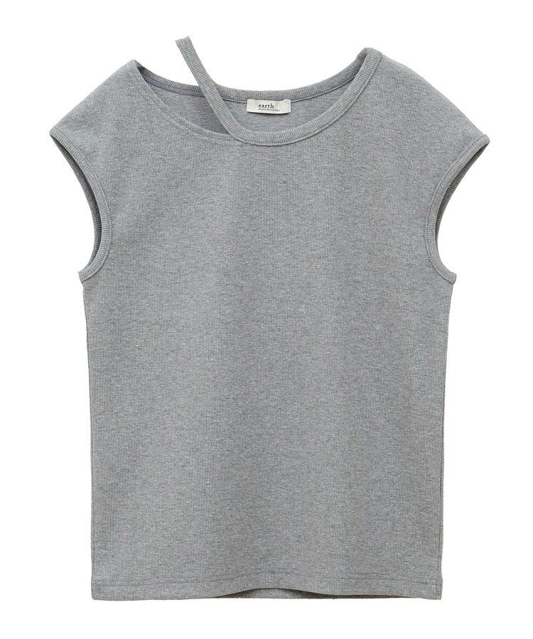 earth music&ecology「カットデザインフレンチスリーブプルオーバー」|Tシャツ・カットソー|