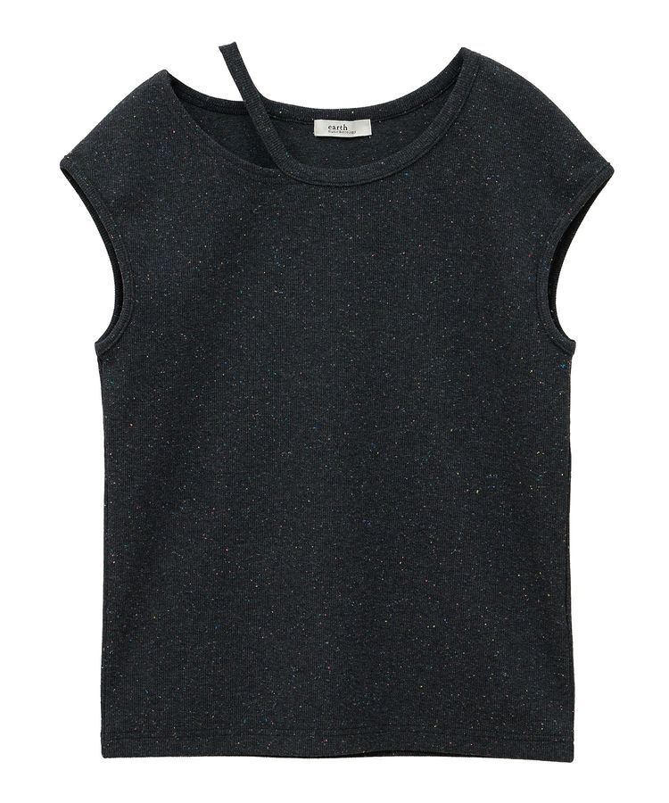 earth music&ecology「カットデザインフレンチスリーブプルオーバー」|Tシャツ・カットソー|