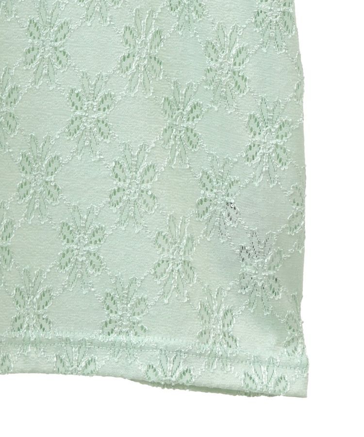 earth music&ecology「フラワーレースプルオーバー」|Tシャツ・カットソー|