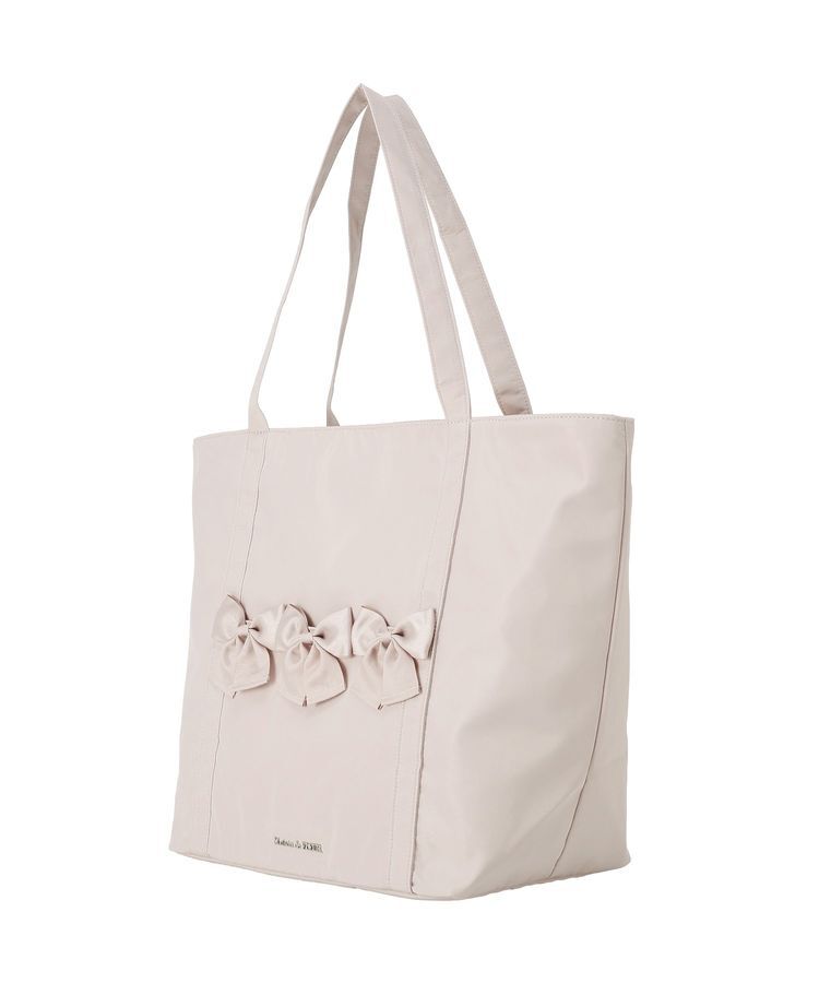 Maison de FLEUR「撥水加工リボンキャリーオンバッグ」|トートバッグ|