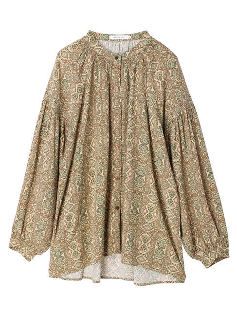  「さらっと袖ボリュームギャザーブラウス」|シャツ・ブラウス|