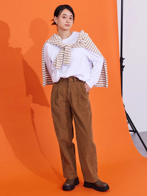  「コーデュロイワイドパンツ」|その他|