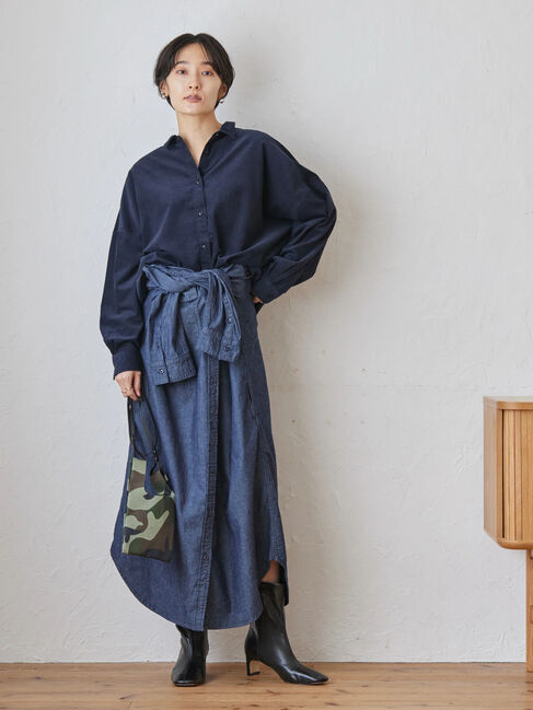  「コールテンバックタックシャツ」|シャツ・ブラウス|