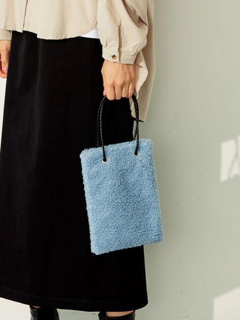  「ボアミニバック」|ハンドバッグ|