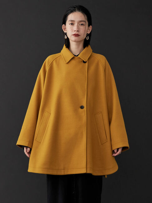  「ポンチョライクコート」|その他|マスタード