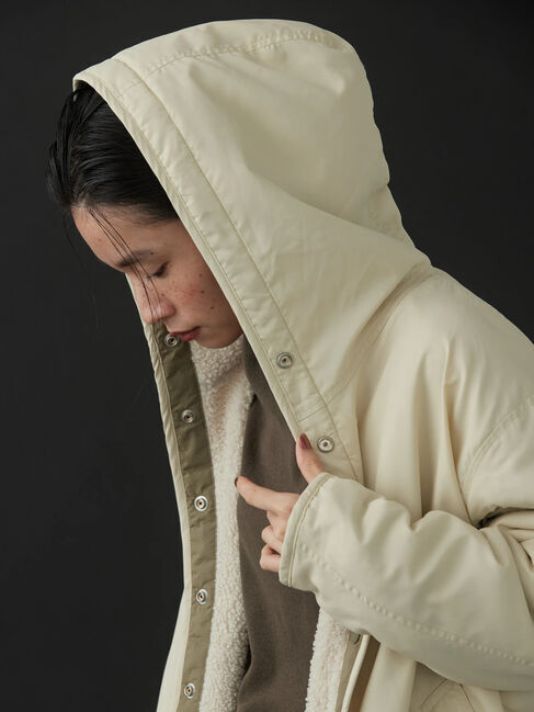  「リバーシブルフード付きボアコート」|その他|