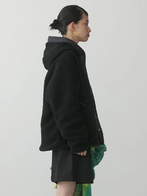  「リバーシブルフード付きボアコート」|その他|