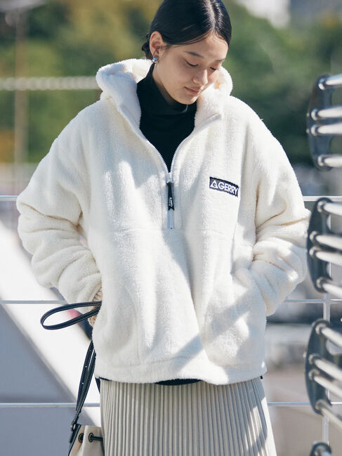  「GERRY シープボアフードプルオーバー」|スーツ|