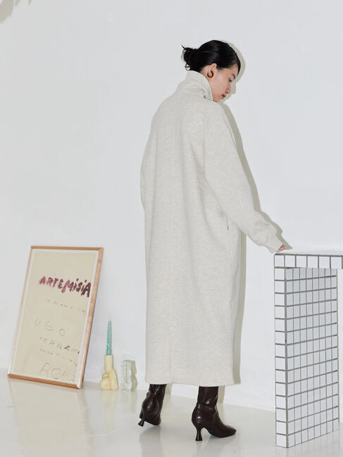  「モックネック裏起毛ワンピース2」|ワンピース|