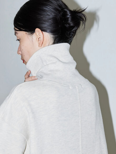  「モックネック裏起毛ワンピース2」|ワンピース|