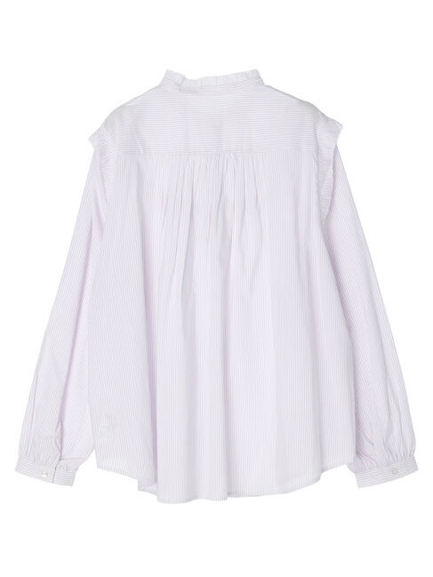  「ピコフリルレース切替ブラウス」|シャツ・ブラウス|