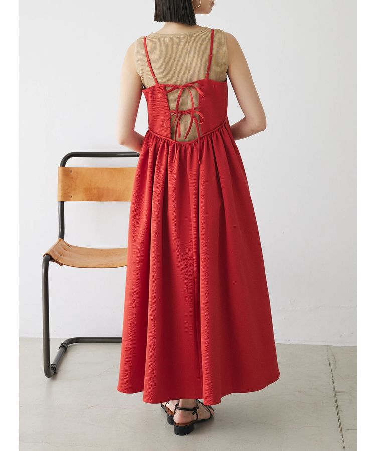 AnriettMusee「バックデザインキャミワンピース」|ワンピース|