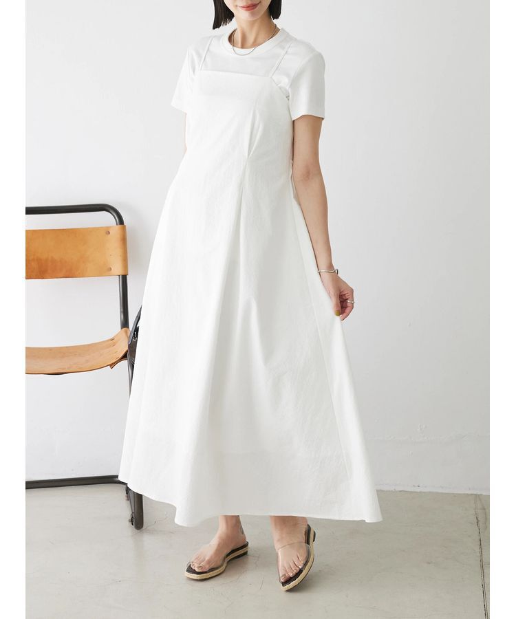 AnriettMusee「バックデザインキャミワンピース」|ワンピース|