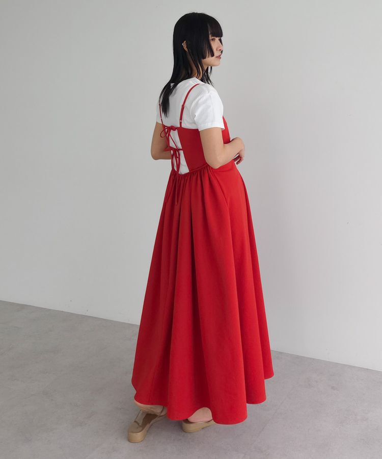 AnriettMusee「バックデザインキャミワンピース」|ワンピース|