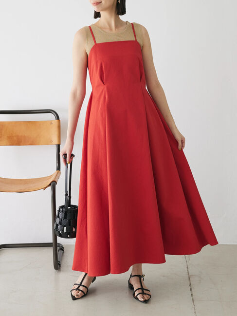 AnriettMusee「バックデザインキャミワンピース」|ワンピース|