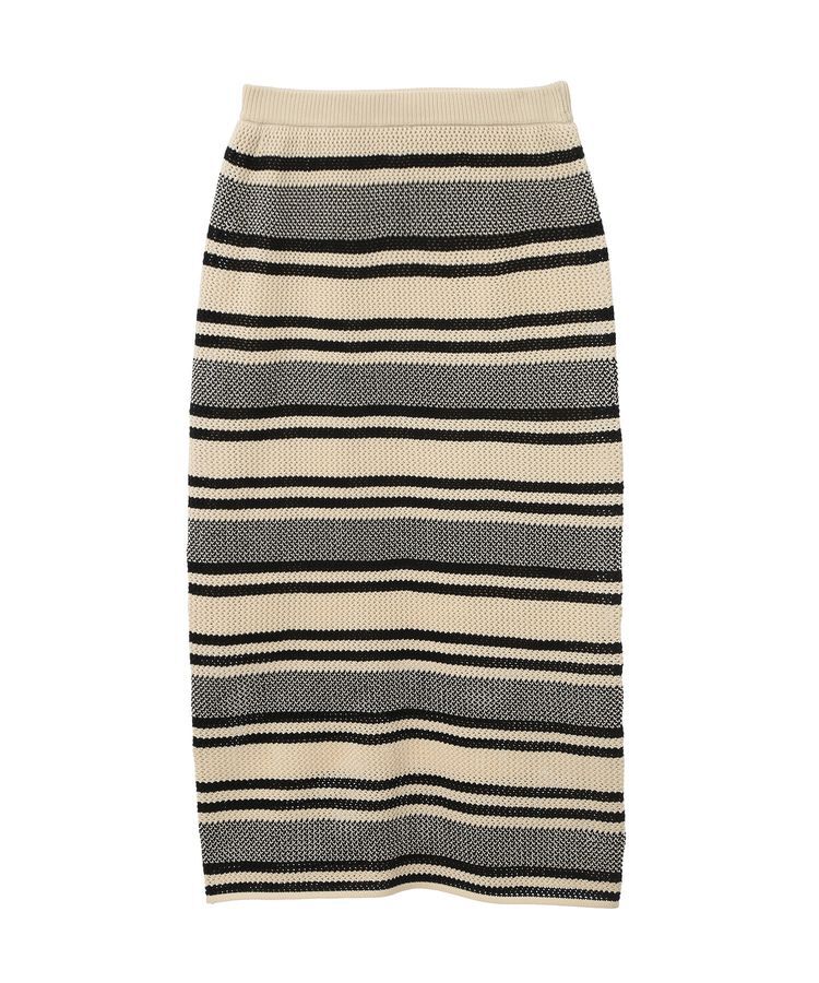 Green Parks「ボーダーニットスカート」|スカート|